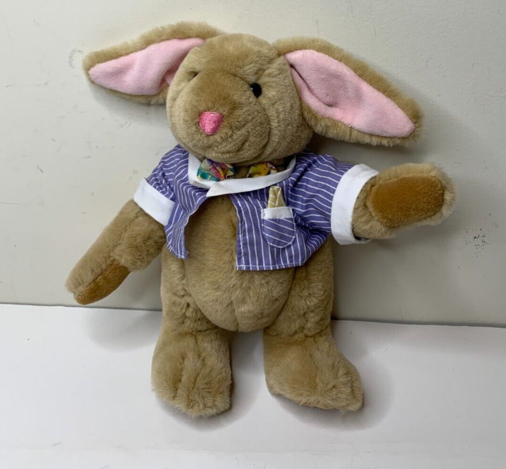 The Bialosky Treasures Michael Bunny Jointed Plush Vintage 12 Inch 1996